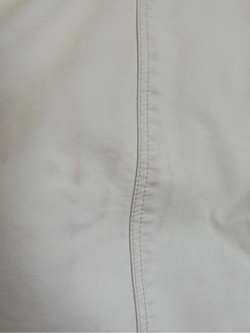 Free People White Faux Leather Mini Skirt